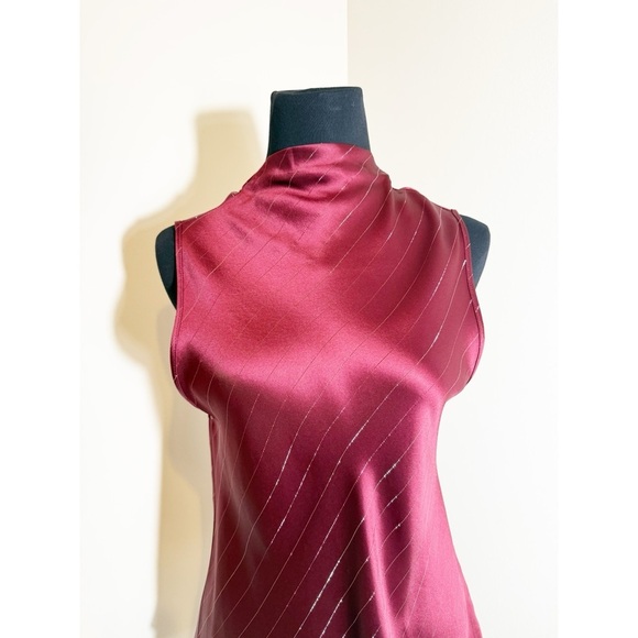 NWT NONCHALANT Label Laura satin top M - Picture 3 of 11